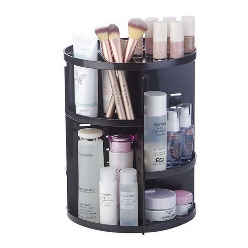 360-Degree Rotating Makeup Organizer  Cosmetic Organizer – Timeless Matter