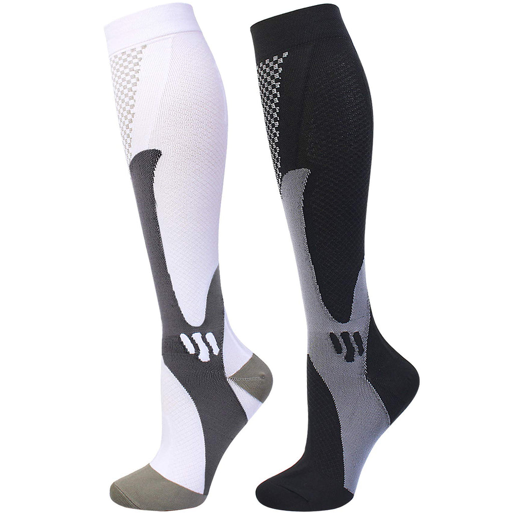 Compression Socks For Women & Men (Use Size Chart Below